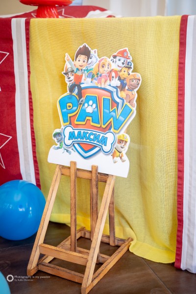 Табела за дестки рожден ден Пес патрул