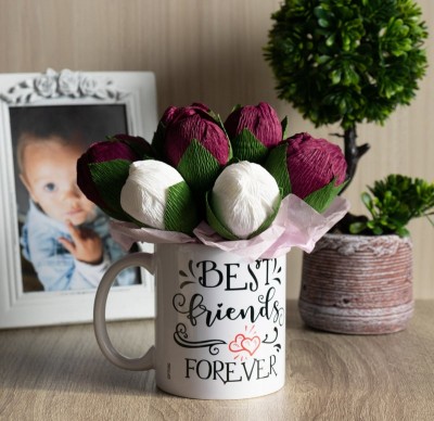 Букет в порцеланова чаша Best friends forever